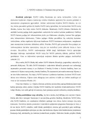 Lietuvos finansavimo ir investicijų panaudojimas Šiaurės Atlanto aljanse 5 puslapis