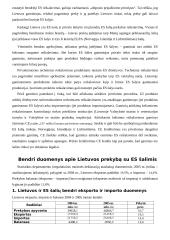 Lietuvos ir Europos Sąjungos (ES) šalių prekyba 4 puslapis