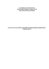 Lietuvos pripažinimo problemos tarpukaryje