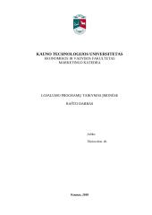 Lojalumo programų taikymas įmonėse