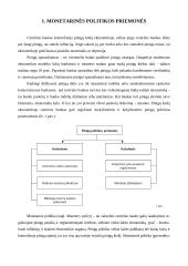 Monetarinės politikos priemonės ir jų analizė 3 puslapis