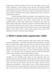 Organizacijos veiklos esmė ir principai 5 puslapis