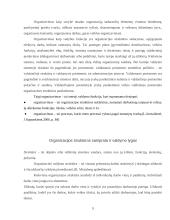 Organizavimo esmė, tikslai ir objektas 5 puslapis