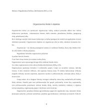 Organizavimo esmė, tikslai ir objektas 8 puslapis