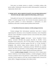 Pagrindiniai dokumentai, įtakojantys socialinės pedagogikos raidą ir vaikų gerovės politiką 9 puslapis