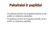 Piniginių pajamų, prekių bei paslaugų kainų ir jų pokyčių įtaką paklausai 20 puslapis