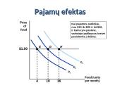 Piniginių pajamų, prekių bei paslaugų kainų ir jų pokyčių įtaką paklausai 10 puslapis