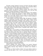 Platono filosofija ir mintys 3 puslapis