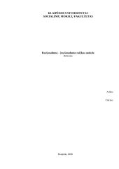 Racionalumo — iracionalumo raiškos moksle