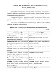 Socialinio pedagogo ir socialinio darbuotojo funkcijų panašumai ir skirtumai 5 puslapis