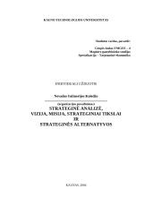 Strateginė analizė, vizija, misija, strateginiai tikslai ir strateginės alternatyvos: Nevados Inžinerijos Koledžas