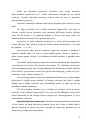Tarptautinių organizacijų veiklos analizė 8 puslapis