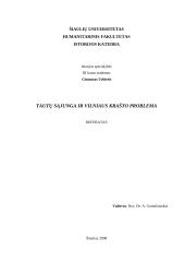 Tautų sąjunga ir Vilniaus krašto problema
