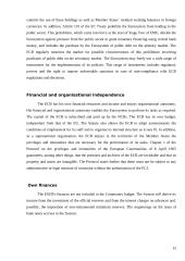 The European Central Bank independence. The case of European central bank 15 puslapis