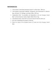 The European Central Bank independence. The case of European central bank 19 puslapis