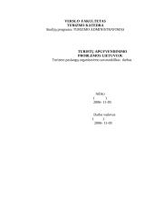 Turistų apgyvendinimo problemos Lietuvoje