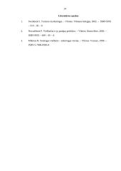 Turistų apgyvendinimo problemos Lietuvoje 14 puslapis