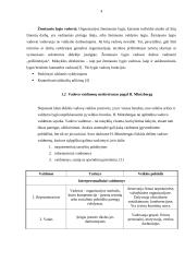 Vadovo funkcijos ir veikla organizacijoje 4 puslapis