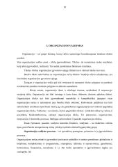 Vadovo funkcijos ir veikla organizacijoje 10 puslapis