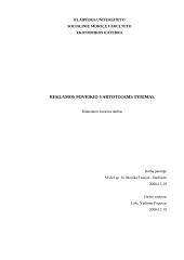 Reklamos poveikio vartotojams tyrimas