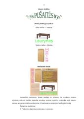 Verslo planas: baldų gamyba UAB "Trys pušaitės" 12 puslapis