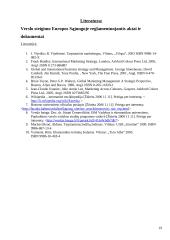 Verslo steigimą Europos Sąjungoje (ES) reglamentuojantys aktai ir dokumentai 19 puslapis