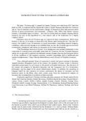 Victorian literature and W.M. Thackeray's Vanity Fair. The influence of Victorian literature on Modernism 3 puslapis