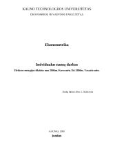 Elektros energijos išlaidos nuo 2006 metų kovo mėnesio iki 2008 metų vasario mėnesio