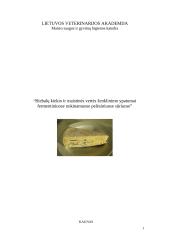 Riebalų kiekio ir maistinės vertės ženklinimo ypatumai fermentiniuose, nokinamuose, pelėsiniuose sūriuose