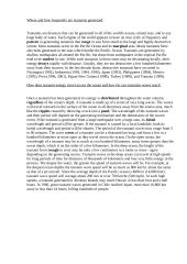 Tsunami and earthquakes  2 puslapis