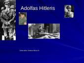 Įdomūs faktai apie Adolfą Hitlerį