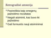 Atmintis – tai sugebėjimas įsiminti, laikyti atgaminti informaciją 18 puslapis