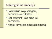 Atmintis – tai sugebėjimas įsiminti, laikyti atgaminti informaciją 19 puslapis
