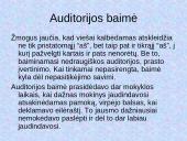 Auditorijos baimė ir jos šalinimas 14 puslapis