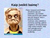 Auditorijos baimė ir jos šalinimas 17 puslapis