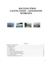 Baltijos jūros lagūnų fizinė-geografinė apybraiža 2 puslapis