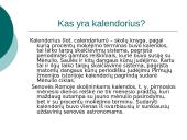 Kalendorius ir baltų kalendoriaus raida 2 puslapis
