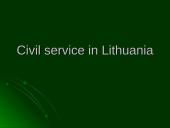Civil service in Lithuania
