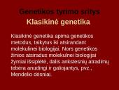 Genetikos mokslas ir raida 9 puslapis