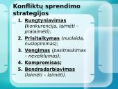 Konfliktų sprendimo strategijos. Konfliktų prevencija 2 puslapis