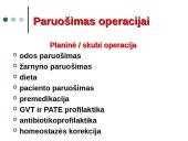 Priešoperacinis laikotarpis. Operacija 13 puslapis