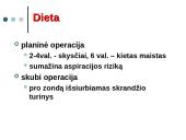 Priešoperacinis laikotarpis. Operacija 19 puslapis