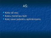 Realieji ir parodomieji savęs vertinimo aspektai 2 puslapis