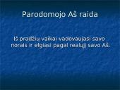 Realieji ir parodomieji savęs vertinimo aspektai 9 puslapis