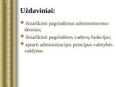 Viešojo administravimo nuostatos Raulinaičio knygoje "Administracijos principai" 4 puslapis