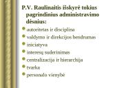 Viešojo administravimo nuostatos Raulinaičio knygoje "Administracijos principai" 5 puslapis