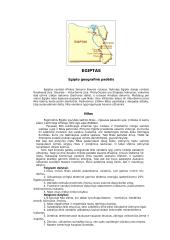 Egipto geografija ir ypatybės