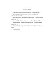 Matematikos vaidmuo ekonominiame pažinime 12 puslapis