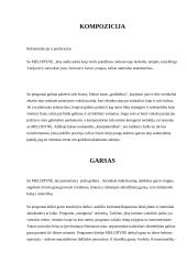 Melodyne programa 6 puslapis