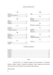 Microsoft Excel skaičiuoklė ir kaip ja naudotis 2 puslapis